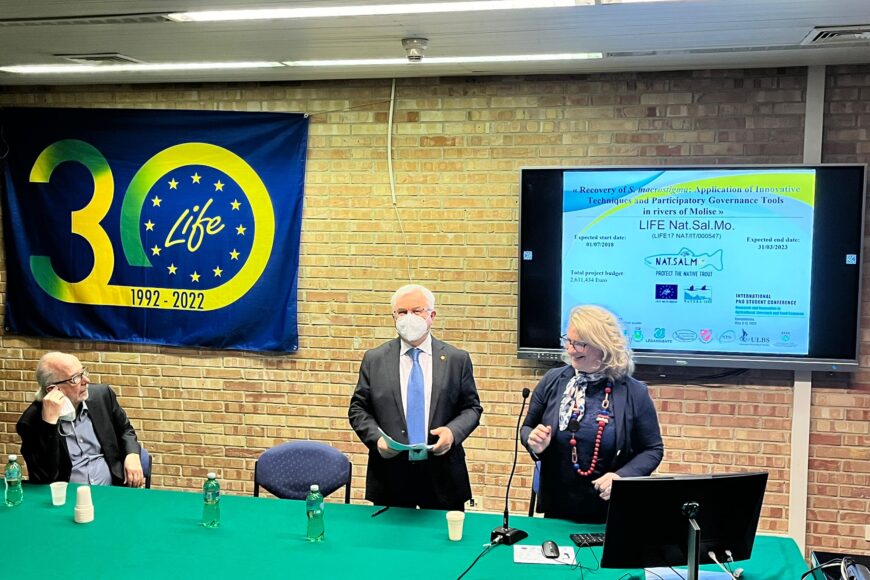 Il Progetto LIFE Natsalmo presentato in Unimol alla conferenza internazionale per dottorandi