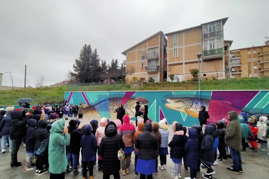 NatSalMo murals inaugurated at the ITS L. Montini in Campobasso